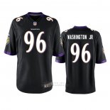 Camiseta NFL Game Baltimore Ravens Broderick Washington Jr. Negro