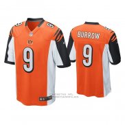 Camiseta NFL Game Cincinnati Bengals Joe Burrow Naranja