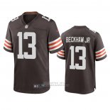 Camiseta NFL Game Cleveland Browns Odell Beckham Jr 2020 Marron
