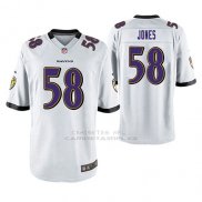 Camiseta NFL Game Hombre Baltimore Ravens Alvin Jones Blanco