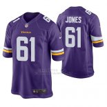 Camiseta NFL Game Hombre Minnesota Vikings Brett Jones Violeta