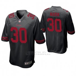 Camiseta NFL Game Hombre San Francisco 49ers Greg Mabin Negro