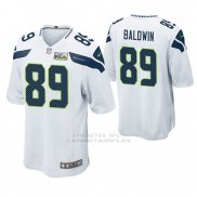 Camiseta NFL Game Hombre Seattle Seahawks Doug Baldwin Pga Patch Blanco