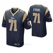 Camiseta NFL Game Hombre St Louis Rams Bobby Evans Azul2
