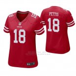 Camiseta NFL Game Mujer San Francisco 49ers Dante Pettis Rojo