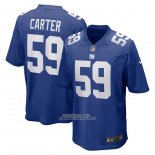 Camiseta NFL Game New York Giants Lorenzo Carter Azul