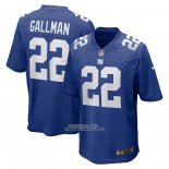 Camiseta NFL Game New York Giants Wayne Gallman Azul
