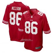 Camiseta NFL Game San Francisco 49ers Kyle Nelson Rojo