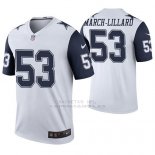 Camiseta NFL Legend Hombre Dallas Cowboys Justin March Lillard Blanco Color Rush