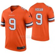 Camiseta NFL Legend Hombre Denver Broncos Kevin Hogan Naranja Color Rush
