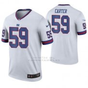 Camiseta NFL Legend Hombre New York Giants Lorenzo Carter Blanco Color Rush