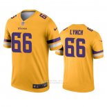 Camiseta NFL Legend Minnesota Vikings James Lynch Inverted Oro
