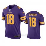 Camiseta NFL Legend Minnesota Vikings Justin Jefferson Violeta Color Rush