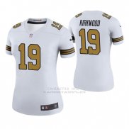 Camiseta NFL Legend Mujer New Orleans Saints Keith Kirkwood Blanco Color Rush