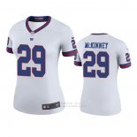 Camiseta NFL Legend Mujer New York Giants Xavier Mckinney Blanco Color Rush