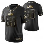 Camiseta NFL Limited Cleveland Browns David Njoku Golden Edition Negro