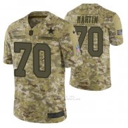 Camiseta NFL Limited Dallas Cowboys 70 Zack Martin 2018 Salute To Service Camuflaje