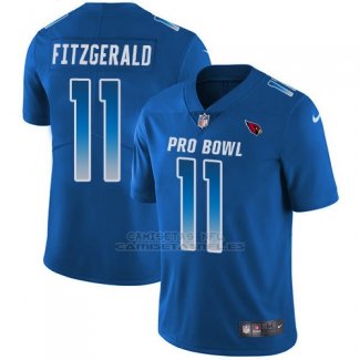 Camiseta NFL Limited Hombre Arizona Cardinals 11 Larry Fitzgerald Stitched NFC 2018 Pro Bowl