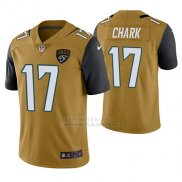 Camiseta NFL Limited Hombre Jacksonville Jaguars Dj Chark Oro Color Rush