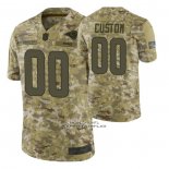 Camiseta NFL Limited Los Angeles Rams Personalizada Salute To Service Verde