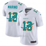 Camiseta NFL Limited Miami Dolphins Marino Logo Dual Overlap Blanco