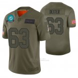 Camiseta NFL Limited Miami Dolphins Michael Deiter 2019 Salute To Service Verde