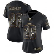 Camiseta NFL Limited Mujer New York Giants Barkley Vapor Untouchable Negro