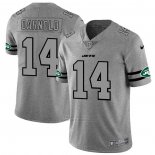 Camiseta NFL Limited New York Jets Darnold Team Logo Gridiron Gris