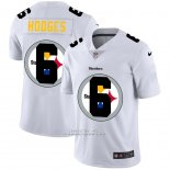 Camiseta NFL Limited Pittsburgh Steelers Hodges Logo Dual Overlap Blanco