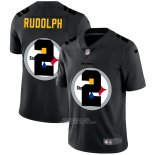 Camiseta NFL Limited Pittsburgh Steelers Rudolph Logo Dual Overlap Negro