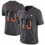 Camiseta NFL Limited San Francisco 49ers Garoppolo Retro Flag Negro