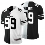 Camiseta NFL Limited Washington Commanders Young Black White Split