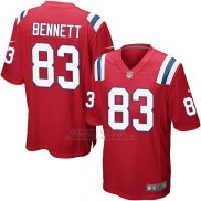 Camiseta New England Patriots Bennett Rojo Nike Game NFL Hombre