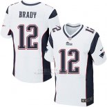 Camiseta New England Patriots Brady Blanco Nike Elite NFL Hombre