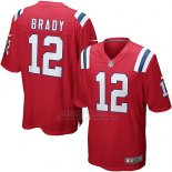 Camiseta New England Patriots Brady Rojo Nike Game NFL Hombre