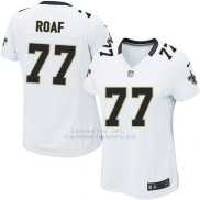 Camiseta New Orleans Saints Roaf Blanco Nike Game NFL Mujer