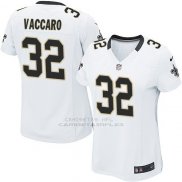 Camiseta New Orleans Saints Vaccaro Blanco Nike Game NFL Mujer
