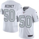 Camiseta Oakland Raiders Heeney Blanco Nike Legend NFL Hombre