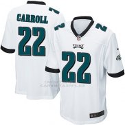 Camiseta Philadelphia Eagles Carroll Blanco Nike Game NFL Nino