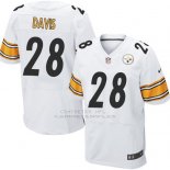 Camiseta Pittsburgh Steelers Davis Blanco Nike Elite NFL Hombre