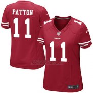 Camiseta San Francisco 49ers Patton Rojo Nike Game NFL Mujer