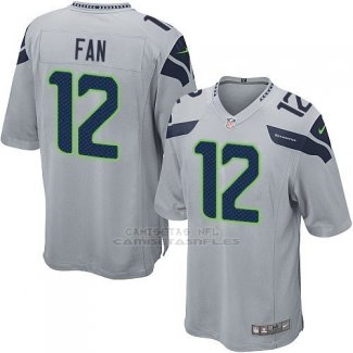 Camiseta Seattle Seahawks Fan Gris Nike Game NFL Hombre