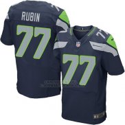 Camiseta Seattle Seahawks Rubin Profundo Azul Nike Elite NFL Hombre