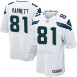 Camiseta Seattle Seahawks Vannett Blanco Nike Game NFL Nino