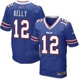 Camiseta Buffalo Bills Kelly Azul Nike Elite NFL Hombre