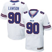 Camiseta Buffalo Bills Lawson Blanco Nike Elite NFL Hombre