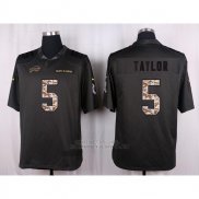 Camiseta Buffalo Bills Taylor Apagado Gris Nike Anthracite Salute To Service NFL Hombre