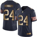 Camiseta Chicago Bears Howard Profundo Azul Nike Gold Legend NFL Hombre