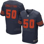 Camiseta Chicago Bears Singletary Apagado Azul Nike Elite NFL Hombre