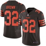 Camiseta Cleveland Browns Brown Negro Nike Legend NFL Hombre